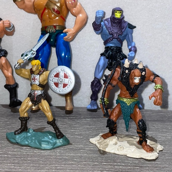 VINTAGE HE MAN & MASTERS OF THE UNIVERSE Mixed Action Figure Toy Lot Of 6ea - Picture 4 of 4